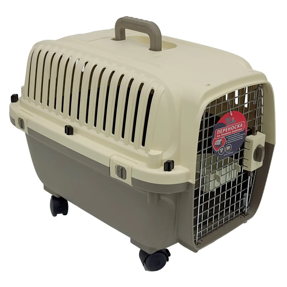 Переноска Superior Range 61 × 42,5 × 41 см для кошек и собак с колесиками — PetChoice HC022-L60w