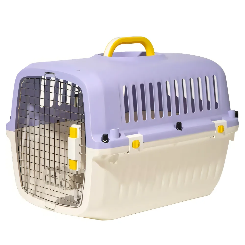 Переноска Transport 61,1 × 40,5 × 41,9 см для кошек и собак, фиолетовая — PetChoice HC040-L60Pr