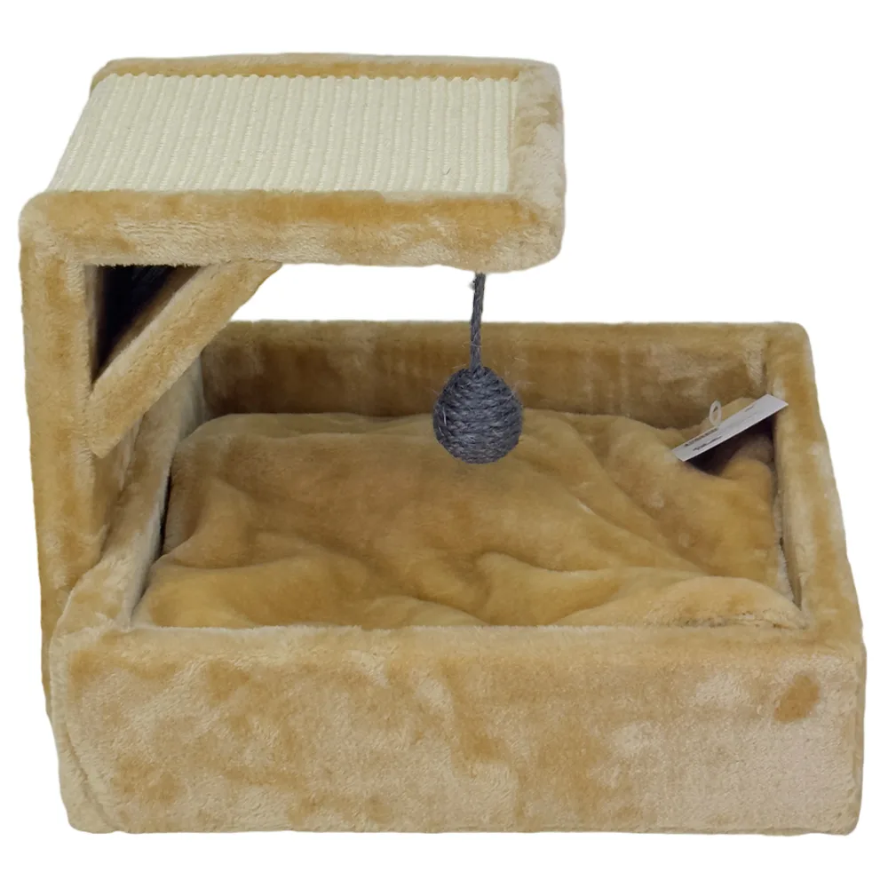Когтеточка-лежак 40 × 42 × 30 см, бежевый — PetChoice PS685