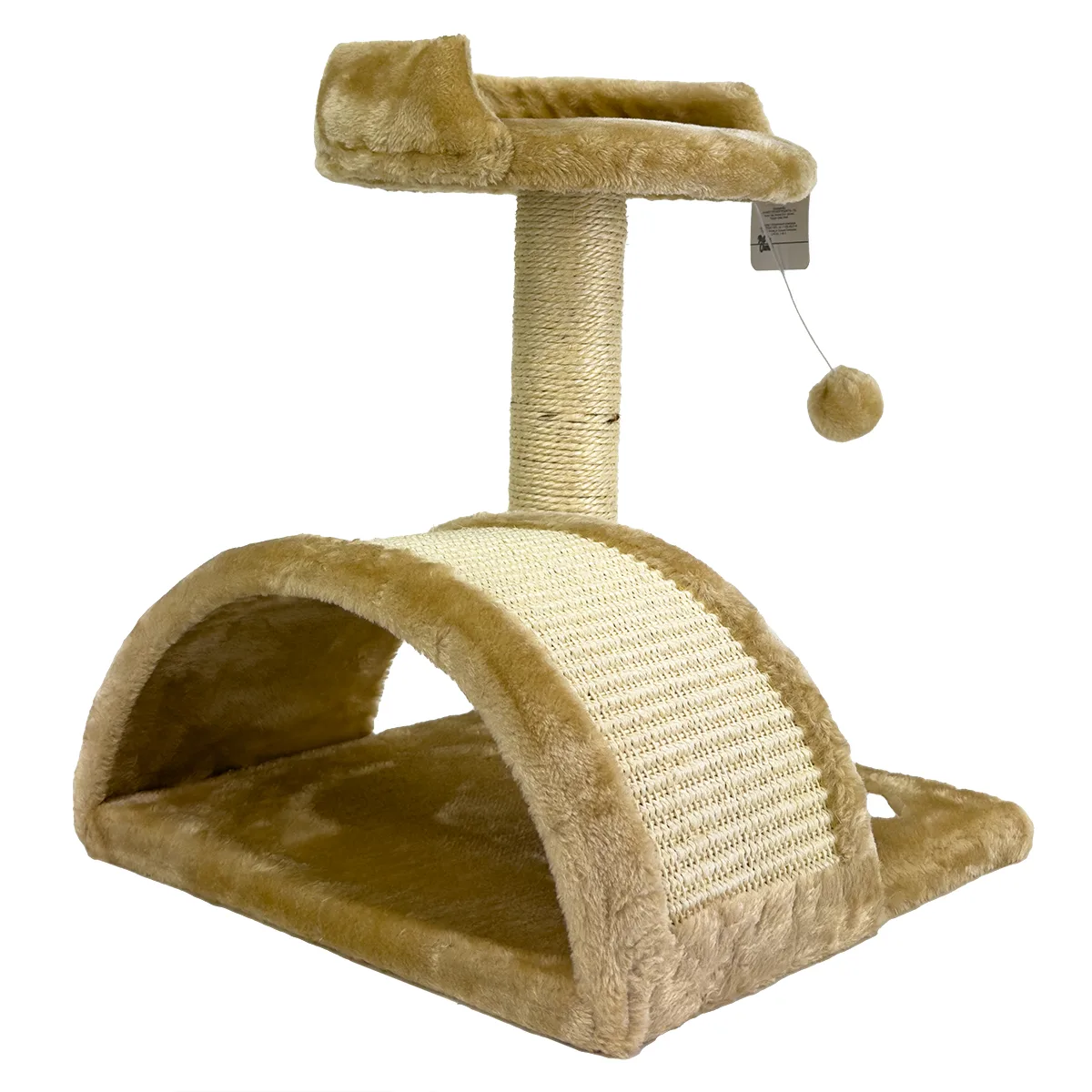 Когтеточка-комплекс 35 × 35 × 45 см, бежевый — PetChoice SBE217